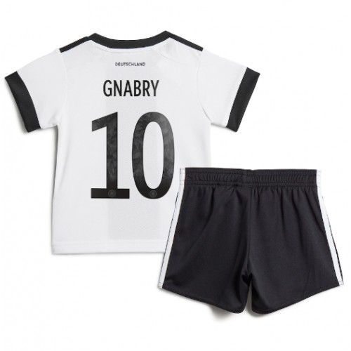 Njemačka Serge Gnabry #10 Domaci Dres za djecu SP 2022 Kratak Rukav (+ Kratke hlače)